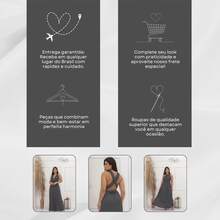 Women Maxi Dresses - Grey - View 8
