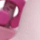 Pink Headphones + Pink Protective Case With Charm