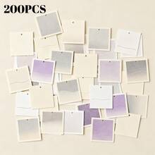 50/100 2.3-Inch Custom Square Hang Tags Jute Twine Printable DIY Paper Labels For Wedding Party Packaging, Thank You Tags - Pattern - View 94