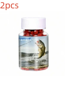 1 Frasco de Partículas de Isca de Pesca Vermelha - Isca de Pesca/Vara Manual/Atrativo para Vara de Pesca, Adequado para Baixo e Carpa como Isca Universal, Aditivo de Isca para Carpa-Prateada, Carpa-Capim e Brema, Isca Fácil de Usar, Isca Granulada, Isca de Longa Duração, Sem Necessidade de Abrir a Isca para Usar o Anzol, Trazendo Diversão de Pesca Explosiva, Isca de Carpa, Conjunto de Iscas de Pesca, Isca de Truta, Diversão de Pesca Explosiva - Suprimentos de Pesca - Vermelho - Visão 14