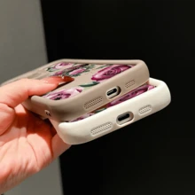 Lippenmuster Handyhülle kompatibel mit iPhone 17 16 15 14 13 12 und 11 Pro Modellen Sie ist stoßfest, fingerabdruckresistent, rutschfest und kratzfest und einfach zu tragen Das perfekte Geschenk für Familie Freunde und Ihre/n Partner/in Ideal für Geburtstage Weihnachten Ostern Valentinstag und andere Feiertage geeignet für alle Anlässe - Braun - Übersicht 11