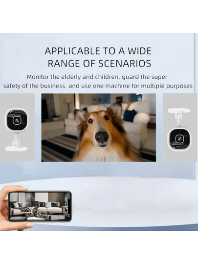 1pc Wit High Definition Mini Camera, Bidirectional Voice Call, Night Vision, Real Time Motion Detection Alarm, Multi Live View, Continuous Recording, Indoor Outdoor Monitoring, Spy Camera view 10