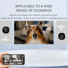 1pc White High-Definition Mini Camera, Bidirectional Voice Call, Night Vision, Real-Time Motion Detection Alarm, Multi-User Live View, Continuous Recording, Suitable For Indoor And Outdoor Monitoring, Mini Spy Camera - White - View 11