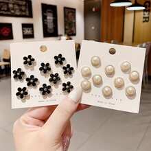 10/20颗可拆卸隐形纽扣，适用于女士衬衫和毛衣 - 金属材质