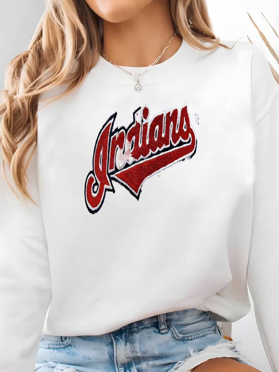 Cleveland S Vintage Guardians Frozen Custard Hat - Strapback Adjustable - Stitched On Logos - One Size Fits All - Free Shipping Sweatshirt - White - View 1