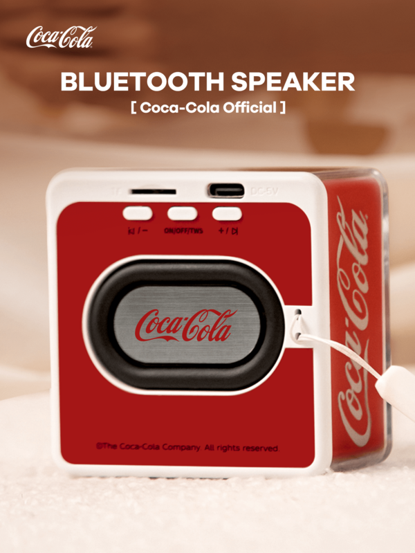Coca Cola FANTECH Computer Speakers, Mini PC Speakers With Subwoofer, 2.1 Desktop Speaker With RGB Lights,USB Powered, Stereo Sound,Gaming Speaker With 3.5mm Aux Cable For Monitor/Laptop/Tablet, 1SET(2 Speaker)