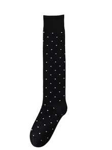 Japanese-Style Polka Dot Calf Socks For Women, Suitable For Spring, Autumn, And All Seasons; Versatile Long Socks, Korean-Style Retro Versatile Polka Dot Stacked Design. - Multicolor - View 14