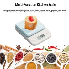 AOYI Cân thực phẩm nhà bếp, OZ/LB để nướng, Độ chính xác cao 0,1g, Tải trọng 6KG, Công tắc 9 đơn vị, Có chức năng đếm và trừ bì, Cân điện tử để nấu ăn, Cân kỹ thuật số chạy bằng pin cho gia đình, văn phòng, chuẩn bị bữa ăn, trang sức, Đồ dùng nhà bếp đa năng cho nam, nữ, gia đình (Không bao gồm pin AAA) - trắng - Xem 3