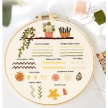 Complete Beginner Cross Stitch Embroidery Kit + Bag - Nhiều màu - Xem 7