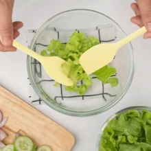 4pcs/1pc Cream Spatula Silicone Material Mayonnaise Small Spatula, Butter Scraper Baking Tools, Nordic Color Multi-Color Silicone One-Piece Small Scraper, Silicone Scraper, Heat-Resistant Non-Stick Small Scraper, Easy To Clean, Suitable For Home, Restaurant, Dessert Shop, Kitchen Baking Tool Set - Multicolor - View 7