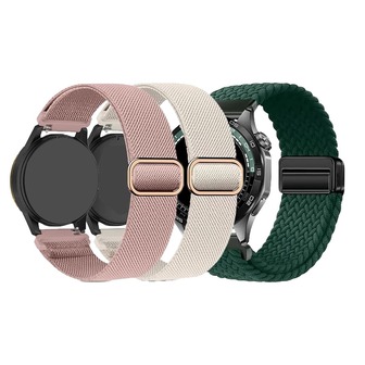 3 piezas Correa elástica trenzada de nailon con broche magnético compatible con Samsung Galaxy Watch 7 6 5 4/6 Classic/4 Classic, de 18 mm, 20 mm y 22 mm, fácil de usar, banda de reloj de repuesto suave compatible con Garmin Venu4/Amazfit Watch/Hua Wei Watch GT6 5 4 3/Redmi Watch 5 Active & 5 Lite