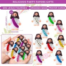 1-100 Pcs Mini Jesus Figures Jesus Toys Little Jesus Figures To Hide And Seek Sunday Religious Party Favors Gift For Easter Egg Stuffers,Christmas Gifts - Nhiều màu - Xem 7