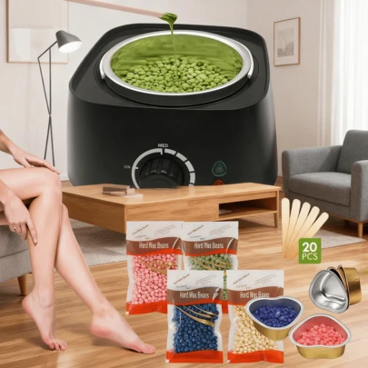Waxing Kit, Wax Warmer For Home, Wax Heater Warmer Pot Machine,  New Wax For Women And Men