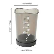 Vaso multifuncional para cortar verduras, champiñones, huevos y fresas - Picadora de alimentos de plástico resistente con tapa de , utensilio de cocina manual, preparación rápida de comidas, apto para lavavajillas - Ideal para cocinas domésticas y profesionales, corta verduras, fácil de guardar, cuchillas afiladas, esencial para madres ocupadas - Negro - Ver 14