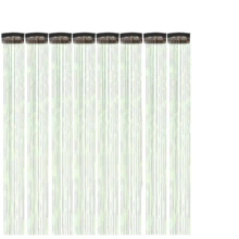 6个闪亮发夹，23.6英寸亮片发饰夹式套装，耐热闪光仙女发夹，女士适用（绿色）