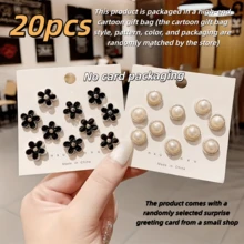 10/20颗可拆卸隐形纽扣，适用于女士衬衫和毛衣 - 金属材质