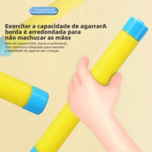 Brinquedo para Treinamento de Tempo de Reação - Desafio da Vareta, Jogo de Coordenação Motora, Adequado para Crianças e Adultos - Amarelo - Visão 3