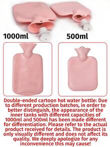 1 túi chườm nước nóng giả lông thú cao cấp 1000ml, mang lại cảm giác dễ chịu và thư giãn cho cổ, lưng, vai, chân và giảm đau bụng kinh. Món quà lý tưởng cho Halloween, Giáng sinh, Lễ Tạ ơn. (Kết cấu và màu sắc có thể hơi khác nhau do sự khác biệt giữa các lô hàng. Chúng tôi xin lỗi vì bất kỳ sự bất tiện nào gây ra.) - Nhiều màu - Xem 10
