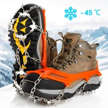 Winter Snow Shoe Covers And Anti-Slip Ice Cleats, With Storage Bag, Adjustable Size Shoe Covers And Universal Anti-Slip Spikes, Leg Gaiters With Rubber Strap, Breathable Foot Covers, Suitable For Ice Skates And Boots, A Christmas Gift For Hikers, Unisex, Suitable For Outdoor Desert, Grassland, Hunting, Mountaineering, Skiing, Climbing, Cycling, Fishing And Ice Sports.