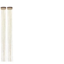 Bộ 6 kẹp tóc lấp lánh, dài 23,6 inch, phụ kiện tóc đính kim sa, chịu nhiệt, dành cho nữ (Màu vàng) - Vàng - Xem 18