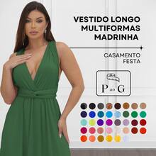 Women Dresses - Màu xanh lá cây đậm - Xem 2