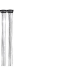 6pcs Shiny Hair Clips, 23.6 Inch Sequin Hair Clips, Heat Resistant Shiny Fairy Hair Accessories, Suitable For Women (Black)