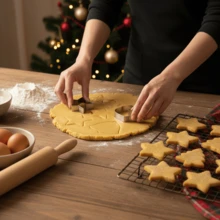 5pcs/Set, Christmas Theme Mold Set, Pentagram, Bell, Christmas Tree Biscuit Mold Set, Baking Mold, Pressing Stainless Steel Biscuit Mold Kitchen Accessories Christmas Decor Christmas Party Favors Christmas Party Supplies Christmas Party Merry Christmas Christmas Eve - Silver - View 4
