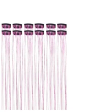 Bộ 6 kẹp tóc lấp lánh, 23,6 inch, kẹp tóc nối lấp lánh chịu nhiệt, phụ kiện tóc lấp lánh kiểu cổ tích, dành cho nữ (Màu hồng sáng) - Màu Hồng Tươi - Xem 14
