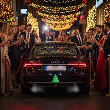 1pc 50mm Christmas Car Tow Bar Cover, Pine Tree - Multicolor - View 2