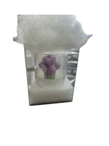 1pc Flower Scented Candle Gift Box, Tulip Shaped Decorative Candle For Atmosphere,Room Decor, - Multicolor - View 10
