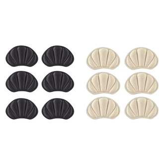 (1/3/6 Pairs) Back Of Heel Cushion Pads, Adhesive Heel Grips Inserts For Loose Shoes, Shoe Slip, Heel Pain And Blister