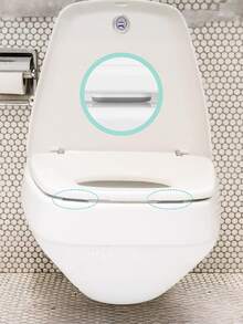 4pcs/Set Self-Adhesive Toilet Seat Bumpers, Non-Electric Cushioning Pads For Enhanced Comfort, Easy Installation Toilet Accessory Bathroom Bathroom Accessories Bathroom Tools - Multicolor - View 6