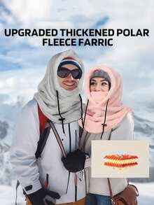 Winter Windproof Scarf Hood Face Cover Three-In-One Unisex Neck Warmer Unisex Winter Ski Face Cover Outdoor Windproof Thermal Hat Suitable For Autumn/Winter Cycling Snowboarding And Outdoor Activities Running Accessories Ski Face Cover Motorcycle Accessories Cycling Accessories