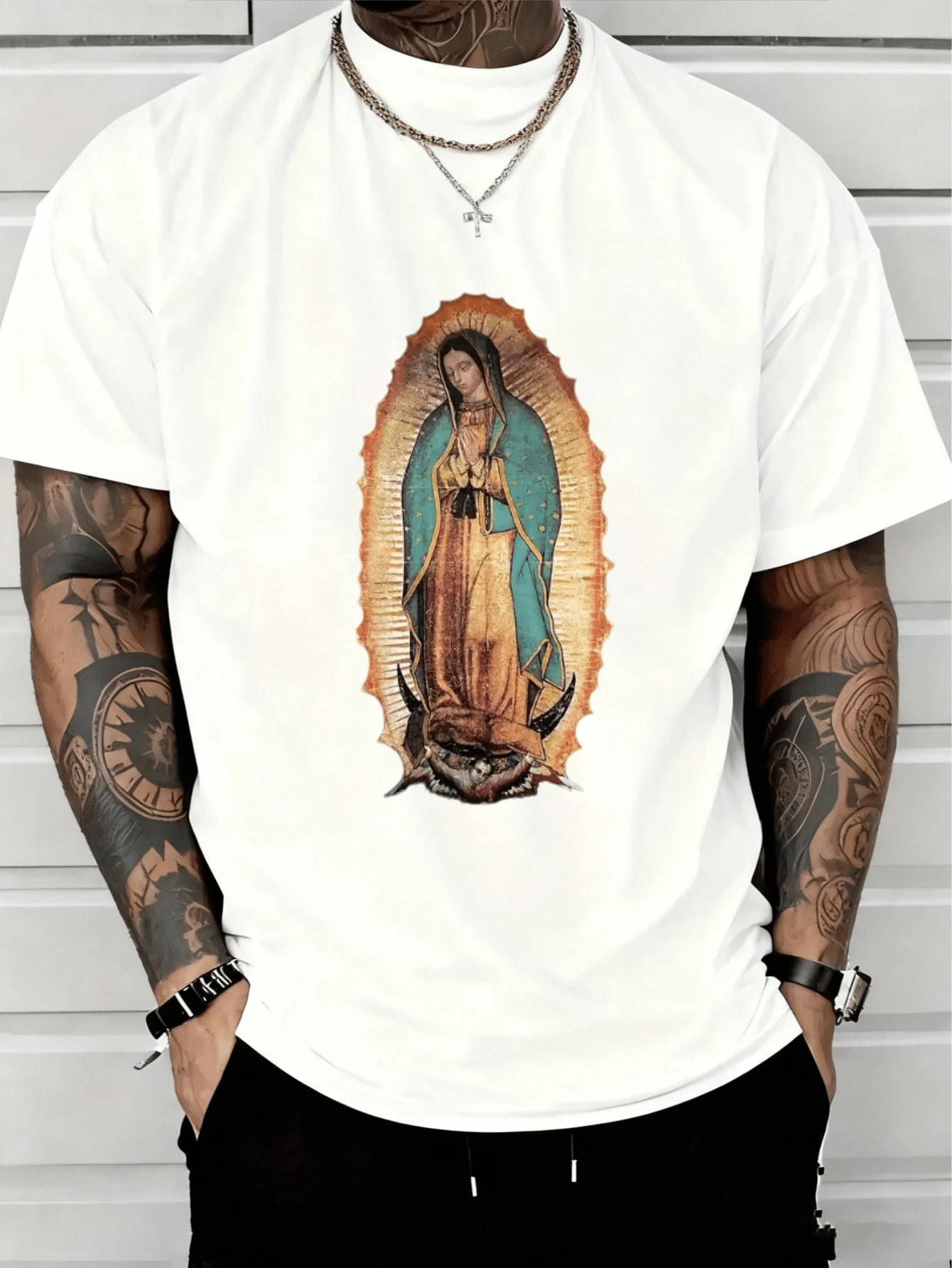 playera de hombre playeras de hombre camisas de hombre parahombre casuales tops deportiva de hombre casual sudadera disfrazropa de hombre - Blanco - Ver 1