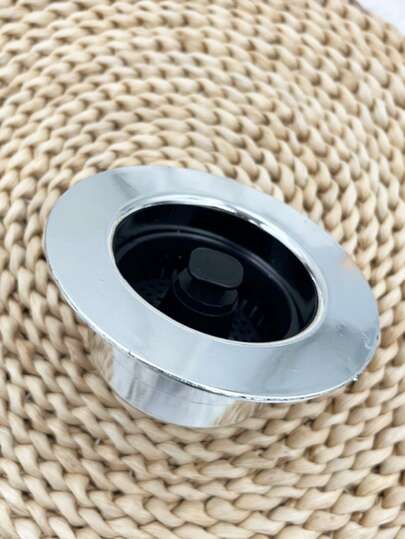 3-In-1 Stainless Steel & Plastic Kitchen Sink Accessory - Durable Pop-Up Drain Strainer And Stopper Combo For Easy Cleaning Kitchen Items Kitchen Accessories Kitchen Tools