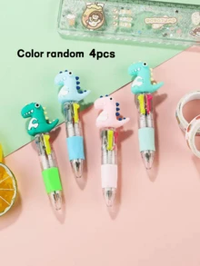 Set de 12 bolígrafos retráctiles de unicornio - Tonos coloridos, pastel, con detalles brillantes, punta media, material de plástico, ideal para papelería y manualidades, diseño novedoso, adecuado para útiles escolares, esencial para volver a la escuela - Multicolor - Ver 21