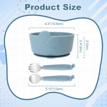 Uroczy, 3-częściowy zestaw silikonowych miseczek dla niemowląt Turtle dla dzieci w wieku powyżej 6 miesięcy! Przyssawka zapobiegająca przewróceniu + konstrukcja zapobiegająca przeciekaniu + łyżeczka ze stali nierdzewnej 304 o długości 120 mm! Urocze miseczki w zwierzęcy wzór z uchwytami i możliwością mycia w zmywarce. Idealne rozwiązanie do karmienia maluchów dla rodziców z UE i rodzin z regionu MENA, które przestrzegają zasad halal! Opakowanie. Niezbędny prezent dla dziecka i nowoczesnej mamy i taty!