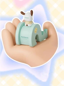 Giá đỡ điện thoại hình Pochacco chính hãng Sanrio – Pochacco màu trắng với tai nâu và quần áo màu vàng ngồi trên đế trượt màu xanh bạc hà, trang trí sao xanh và dấu chân vàng, đế silicon chống trượt, giá đỡ đa năng tương thích với iPhone/Android/Máy tính bảng, kích thước nhỏ gọn 10x4.5x7.4cm, đồ trang trí phòng dễ thương kiểu Kawaii và phụ kiện du lịch dành cho các bạn gái, thiếu niên và người sưu tầm Sanrio. - Pochacco - Xem 8