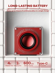 Coca Cola FANTECH Computer Speakers, Mini PC Speakers With Subwoofer, 2.1 Desktop Speaker With RGB Lights,USB Powered, Stereo Sound,Gaming Speaker With 3.5mm Aux Cable For Monitor/Laptop/Tablet, 1SET(2 Speaker) - Multicolor - View 9