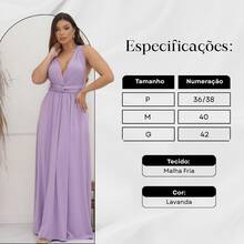 Long Dress Multi-Shapes Tie Bridesmaid Wedding Bride Graduation Various Shapes Feminine Party Glamour - Màu Lilac Tím - Xem 3