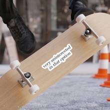 Very Uninteresed In That Option Sticker - Waterproof Vinyl Scratch-Resistant Durable Decal With Cartoon Cat & Flames Design, Matte Finish Asymmetrical Shape Self-Adhesive For Cars, Motorcycles, Laptops, Toolboxes, Guitars, Scooters, Vehicle Decoration, Gadget Decor, Playful Text Decor Scrapbook Supplies Scrapbook Stationery Stickers