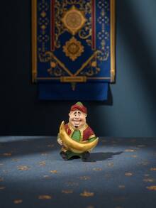 1pc Eid Crescent Moon & Star Figurine, Living Room/Study Desk Decor, Valentine's Gift, Bedroom Desk Cute Decoration, Office Desk Accessory, ABS Resin Statuette, Home Decor, Gift, Ramadan - Multicolor - View 11