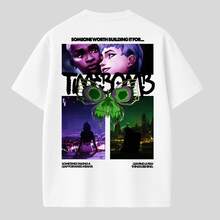 Camiseta Oversized Arcane Jinx E Ekko Timebomb Série Geek Camisa 100% Algodão