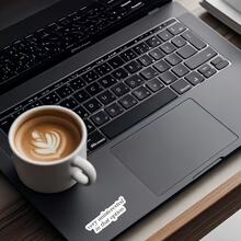 Very Uninteresed In That Option Sticker - Waterproof Vinyl Scratch-Resistant Durable Decal With Cartoon Cat & Flames Design, Matte Finish Asymmetrical Shape Self-Adhesive For Cars, Motorcycles, Laptops, Toolboxes, Guitars, Scooters, Vehicle Decoration, Gadget Decor, Playful Text Decor Scrapbook Supplies Scrapbook Stationery Stickers