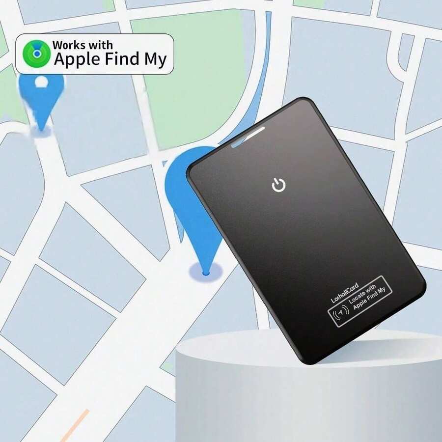 Slim Card Wallet Locator, Global Smart Positioning Card, Airtag Apple Version, GPS Tracker, Airtag Apple Anti-Lost Alarm, Wallet Locator, Slim Card, Convenient To Carry, Standby For Half A Year, Can Be Placed In Backpack, Wallet, Etc., Support Wireless Charging And Reusable, Compatible With Apple "Find My" System, Only For IOS, One-Click Search, Remote Precise Search, Long-Lasting Battery, Car Locator