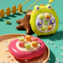 1个儿童卡通打地鼠玩具，迷你减压玩具