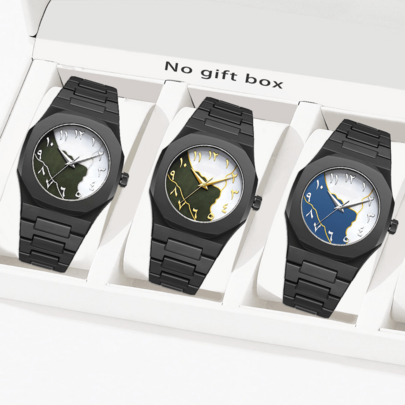 Nuovo orologio da uomo, moda casual di alta gamma con movimento al quarzo, versatile per uso quotidiano, orologio al quarzo in silicone, adatto come regalo per compleanni, famiglia, ecc.