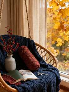 100克（均码）/200克/250克柔软雪尼尔绒毛纱线，针织缝纫DIY材料，适用于围巾/毛衣，100%涤纶绒毛纱线，钩编和针织配件（不含展示道具） - 深焦糖 - 查看 12