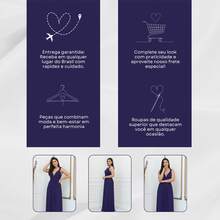 Long Dress Multi-Shapes Tie Bridesmaid Wedding Bride Graduation Various Shapes Feminine Party Glamour - 藏蓝色 - 查看 8