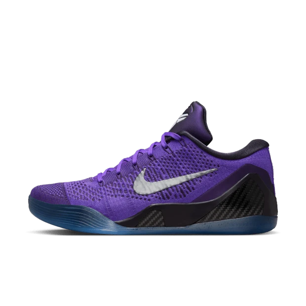 حذاء رياضي كاجوال للرجال Nike KOBE IX ELITE LOW PROTRO IM0465-500 - أرجواني-أسود/رمادي - مشاهدة 1